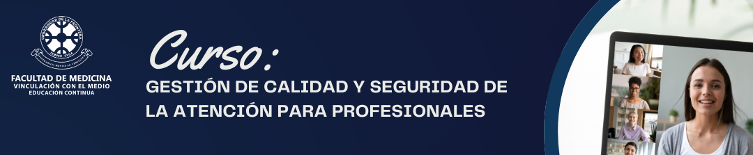 CURSO GESTIÓN DE CALIDAD Y SEGURIDAD DE LA ATENCIÓN PARA PROFESIONALES